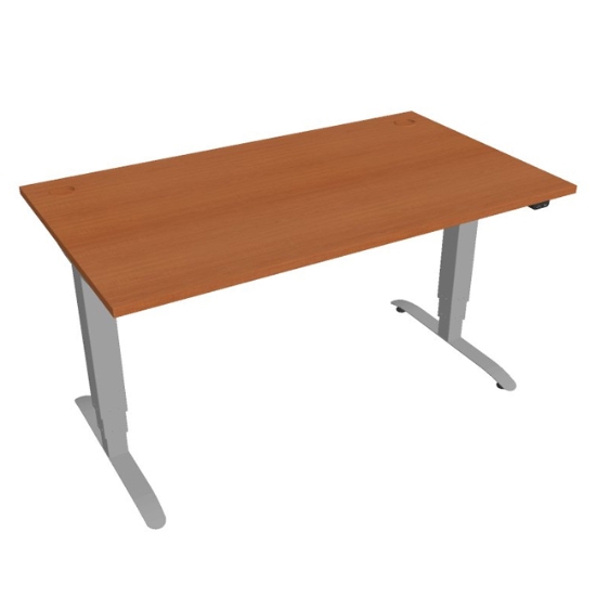 Obrázek Stůl výškově stavitelný MS 3 1400 - třešeň / šedý kov