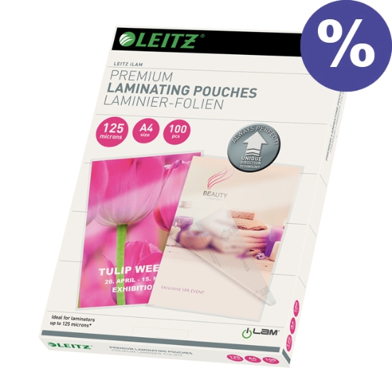 Obrázek Obálky laminovací LEITZ A4, 125 mikronů / 100 ks