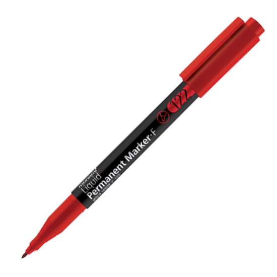 Obrázek Popisovač Permanent MONAMI 122 - 1 mm - červená