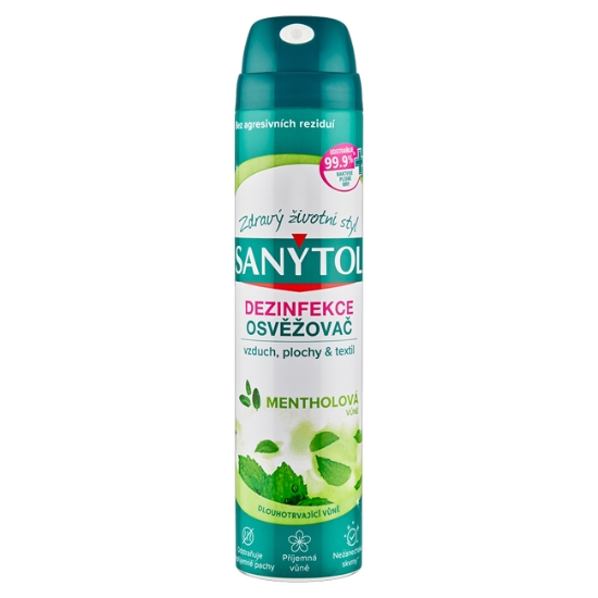 Obrázek Dezinfekční osvěžovač vzduchu Sanytol - mentolová vůně