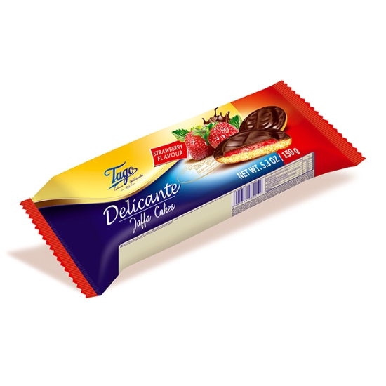 Obrázek Čoko piškoty Tago, jahoda, 150 g