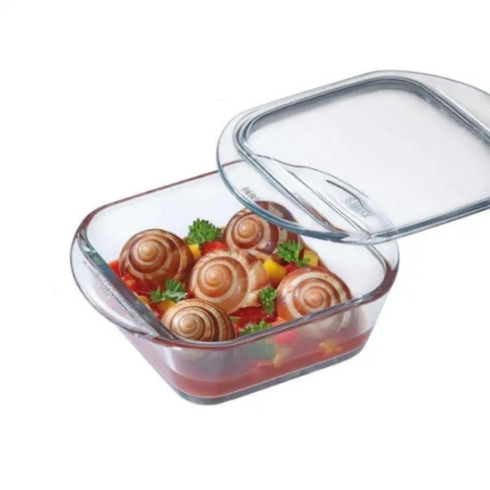 Obrázek Pekáč-mini s víkem, hranatý SIMAX 0,3 l (0,3 + 0,1)