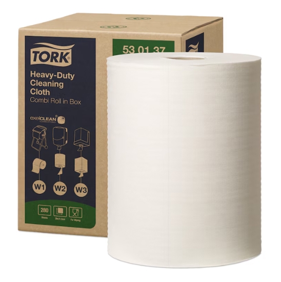 Obrázek Utěrky TORK Premium 530 v roli 106 m - bílá-(530137)