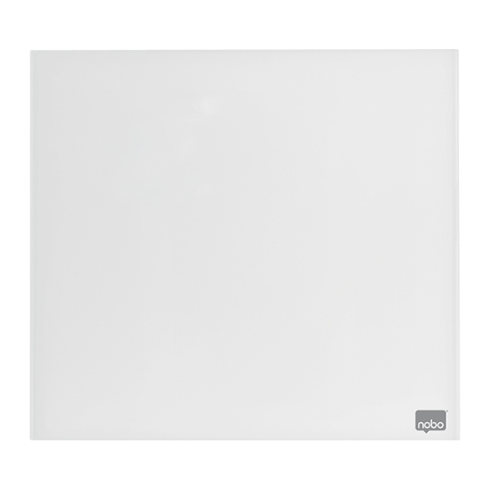 Obrázek Tabule skleněná Nobo Diamond bílá 450x450 mm