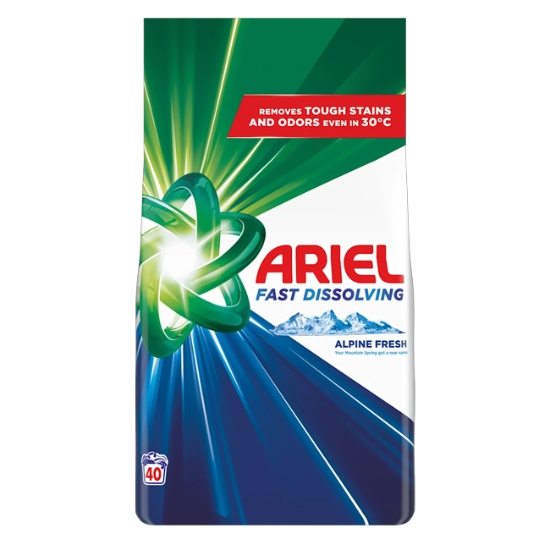 Obrázek Ariel prášek Alpine Fresh, univerzál, 2.2 kg /40 PD