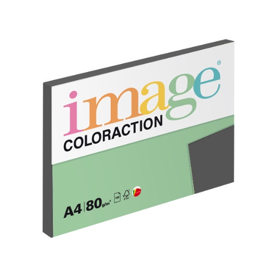 Obrázek Papír barevný IMAGE COLORACTION A4/80g - černá / 100 l