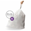 Obrázek Sáčky do odpadkového koše 35-45 L, Simplehuman typ K, zatahovací/20 ks