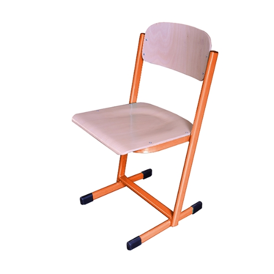 Obrázek Židle žákovská Tera pevná, velikost 2, konsrukce RAL 2004 oranžová
