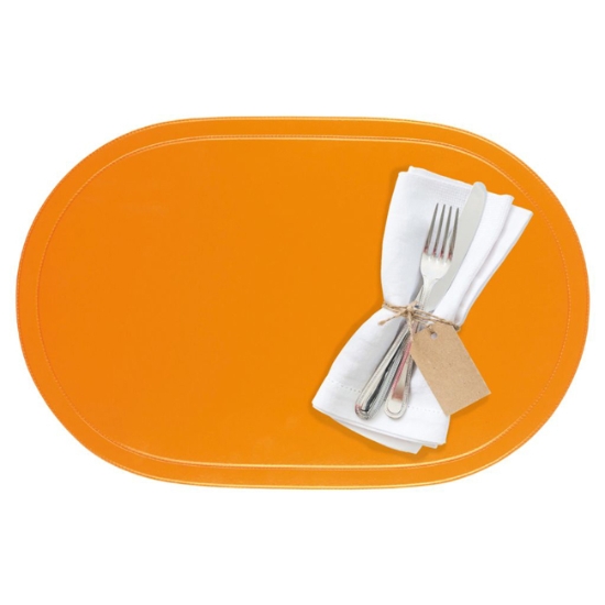 Obrázek Prostírání oválné FUN 45,5 x 29 cm - oranžové