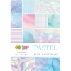 Obrázek Blok s vzorovanými papíry A4 15 listů / pastel		 