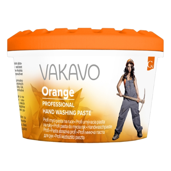 Obrázek Pasta mycí na ruce VAKAVO ORANGE 600 g