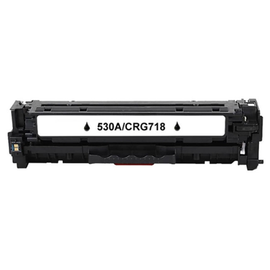 Obrázek Kompatibilní toner HP CC530A / Canon CRG-718 BK- 100% NEW - NeutralBox 3500 stran