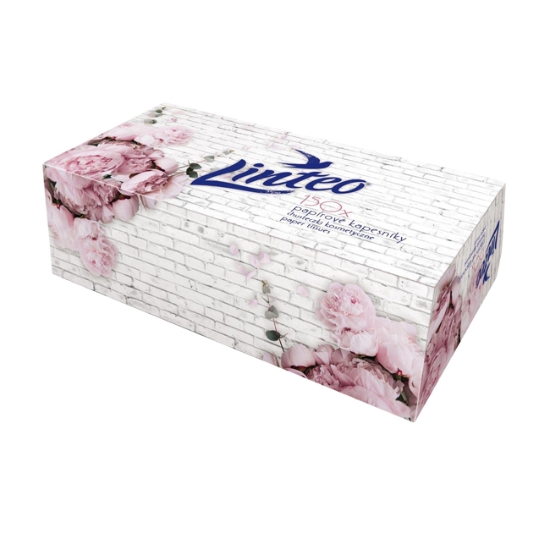 Obrázek Kapesníčky kosmetické v boxu LINTEO Satin / 150 ks  