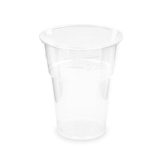 Obrázek Kelímek průhledný 0,3 l (PLA) -BIO- (Ø 84 mm) / 50 ks
