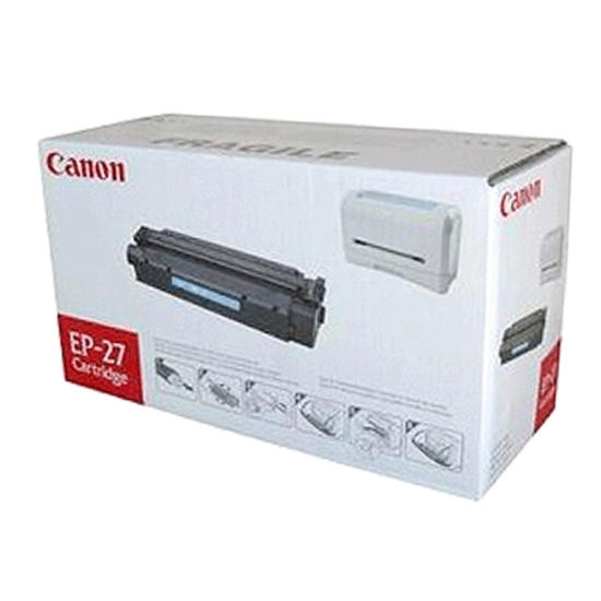 Obrázek Canon originální toner EP27, black, 2500str.