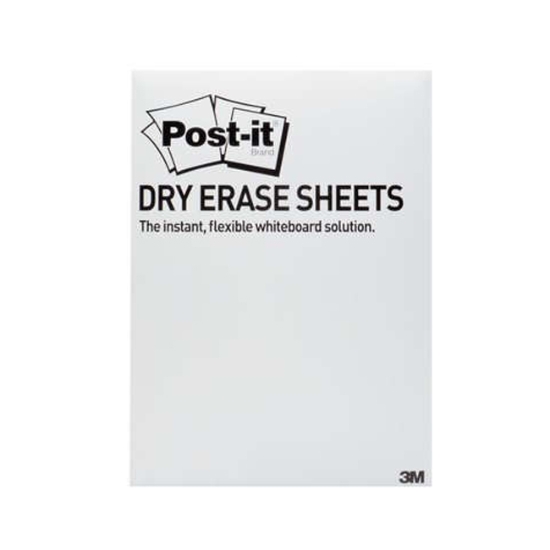 Obrázek Post-it® Super Sticky Dry Erase Sheets 27,9 x 39,0 cm / 15 ks