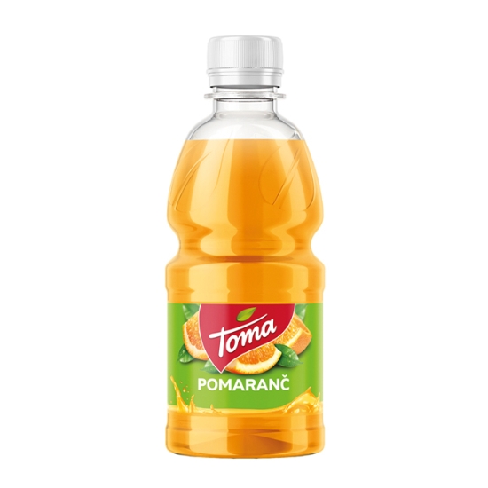 Obrázek Toma Pomaranč 50%  0,33 l / 12 ks