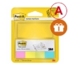 Obrázek Papírové značkovací bločky Post-it 20x38 mm- neonové barvy / 4 x 50 l