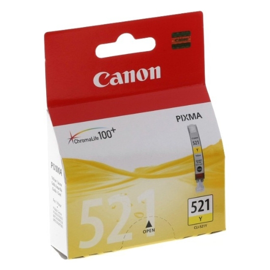 Obrázek Canon originální ink CLI521Y, yellow, 505str., 9ml