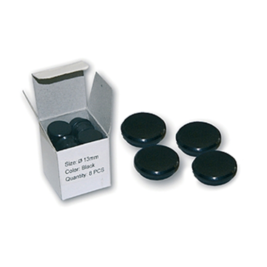 Obrázek Magnety průměr 24 mm - černá / 6 ks