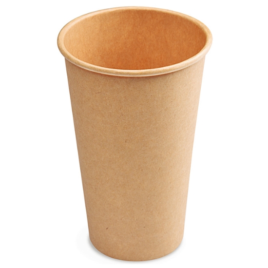 Obrázek Papírový kelímek kraft Ø90mm 510 ml XL / 50 ks 