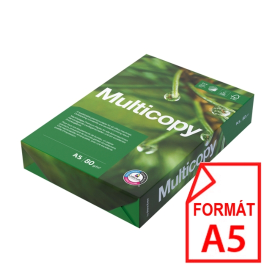 Obrázek Papír kancelářský MULTI COPY A5 80 g / 500 listů
