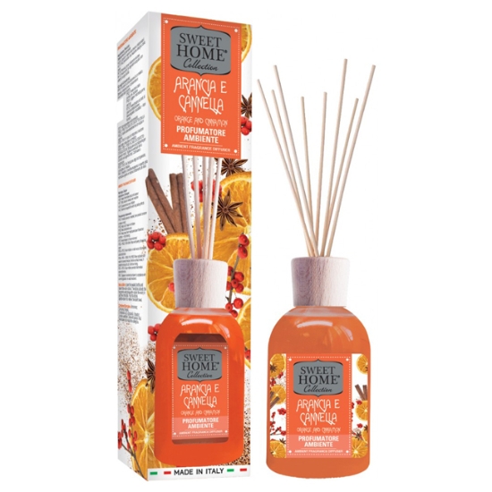 Obrázek Vonný difuzér Sweet Home - Pomeranč a skořice 250 ml