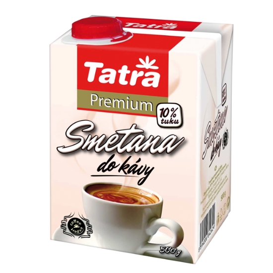 Obrázek Smetana do kávy Tatra Premium 10% 500 g