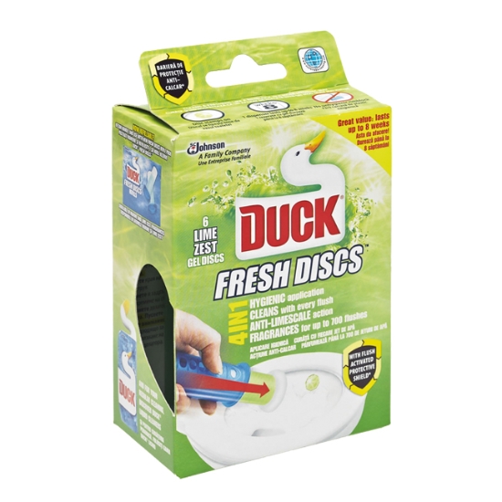 Obrázek WC čistič DUCK Fresh Discs 36 ml - limetka