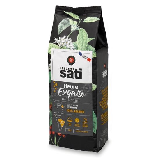 Obrázek Káva zrnková Sati Heure Exquise 500 g