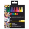 Obrázek Popisovač kreativní Posca, mix základních barev,  hrot 0,9 - 1,3  mm / 8 ks