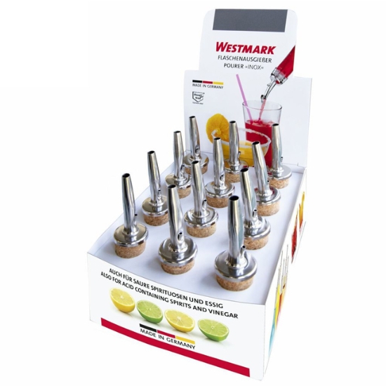 Obrázek Nálevka korková INOX GASTRO / 12 ks