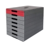 Obrázek Zásuvkový box IDEALBOX PRO 7 - červený