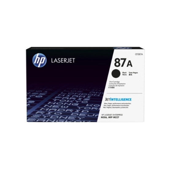 Obrázek HP originální toner CF287A, black, 9000str., 87A