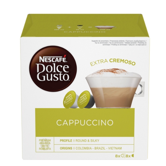 Obrázek Nescafé DG Cappuccino / 8+8 ks