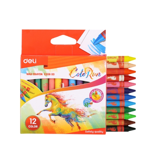 Obrázek Voskovky DELI ColoRun/12 ks