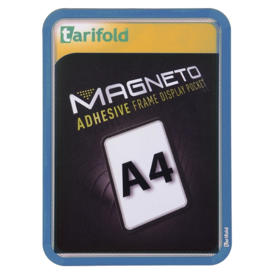 Obrázek Kapsy samolepicí MAGNETO TARIFOLD - modrá / 2 ks