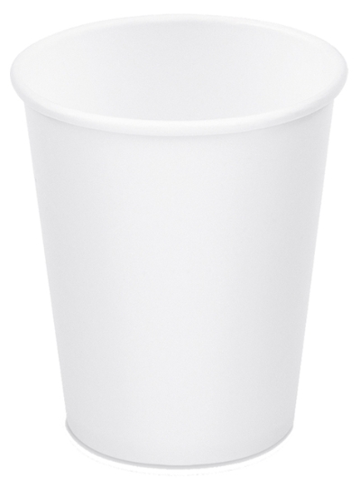 Obrázek Papírový kelímek bílý 330 ml, L (Ø 80 mm) [50 ks]