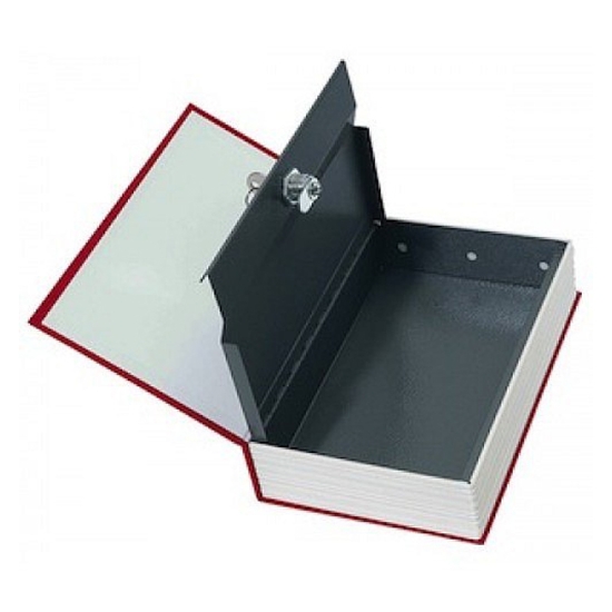 Obrázek Kazeta úschovná  BOOKCASE - červená