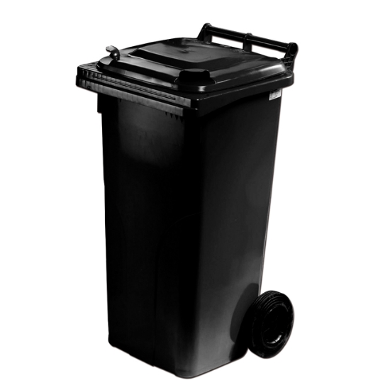 Obrázek Popelnice plastová 240 litrů - černá