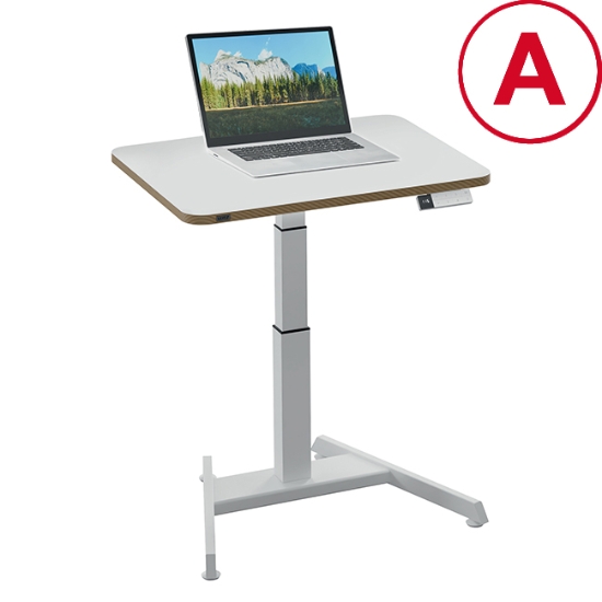 Obrázek Stůl výškově nastavitelný elektrický ergonomický Leitz Ergo, bílý