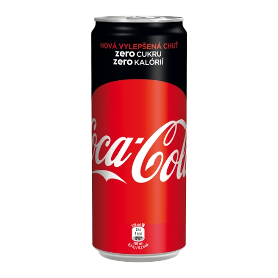 Obrázek Coca - Cola Zero 0,33 l plech / 24 ks