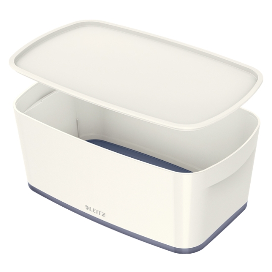 Obrázek Úložný box s víkem Leitz MyBox®, velikost S - bílý