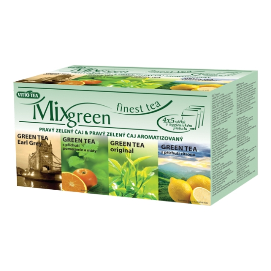 Obrázek Čaj Vitto Tea Mix green / 20 sáčků