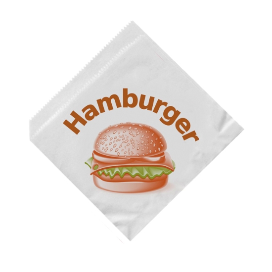 Obrázek Sáčky na hamburger 16 x 16 cm / 500 ks