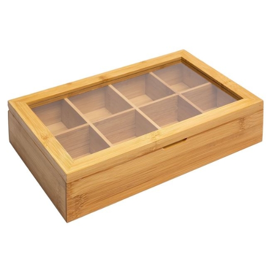 Obrázek Krabička na čajové sáčky z bambusu TEATIME