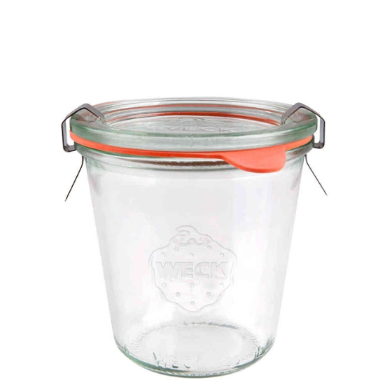 Obrázek Zavařovací sklenice Weck Sturz 290 ml vysoká, víčko ø 80 mm s příslušenstvím / 6 ks