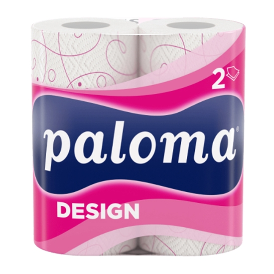 Obrázek Utěrky kuchyňské PALOMA 23 cm - bílá / 2 ks