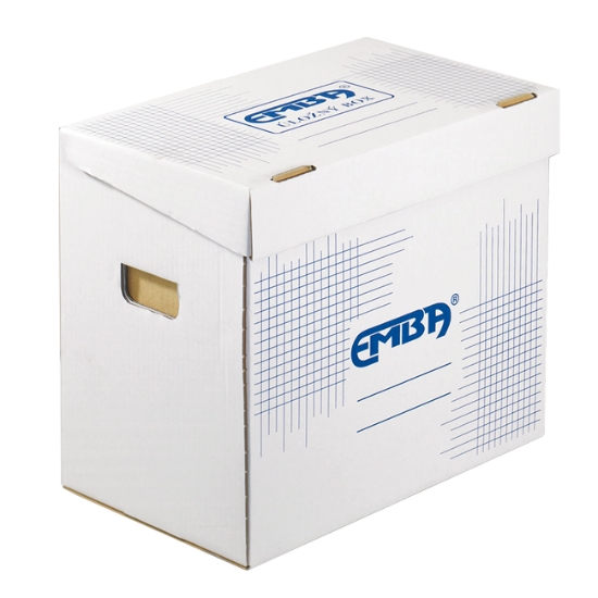 Obrázek Box archivační úložný EMBA - bílá