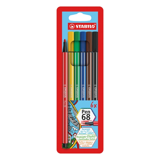 Obrázek Popisovač Stabilo Pen 68 / sada 6ks